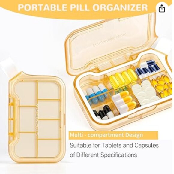 NWT Weekly Portable Pill Organizer - Picture 3 of 3